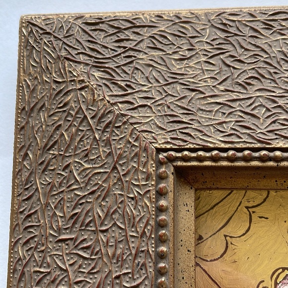 Vintage Bombay Co. Prints Framed Wall Decor Picture Florentine Girl - Picture 2 of 5